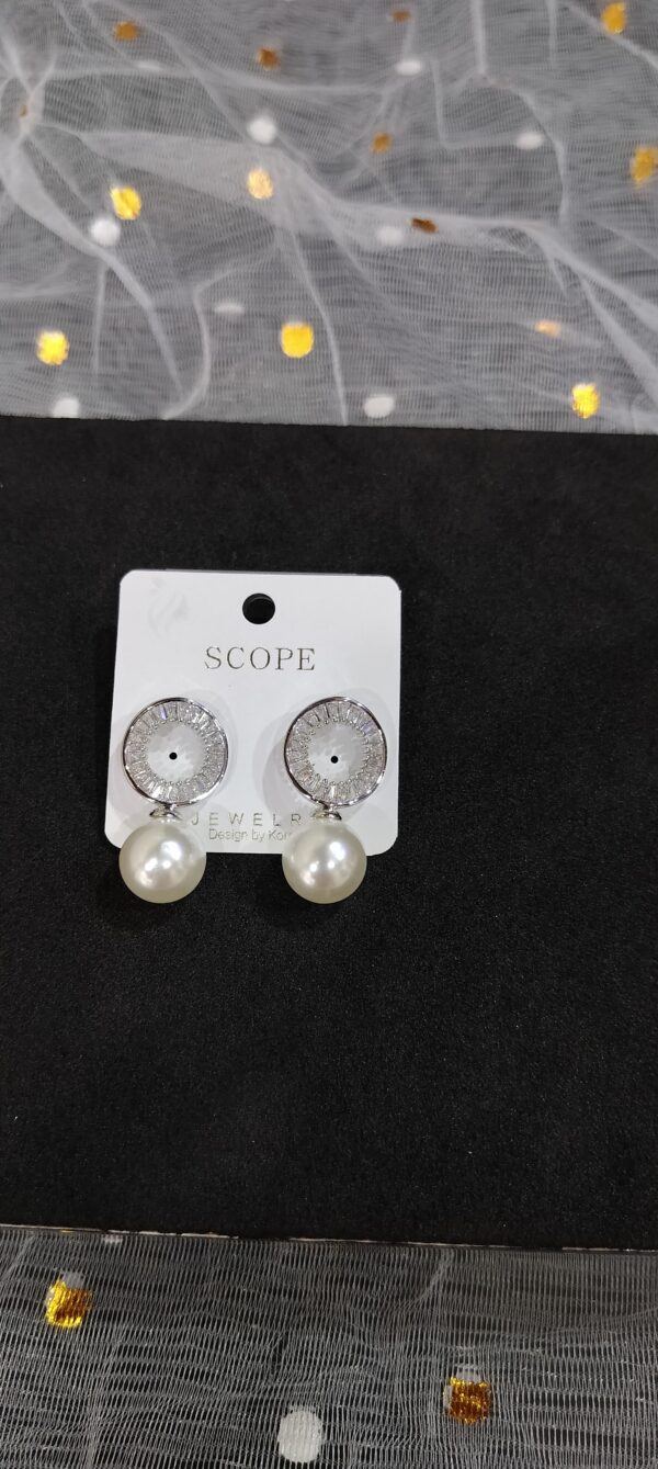 Luxe Pearl Halo Studs