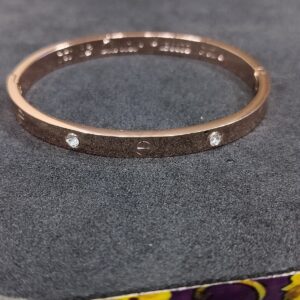 Luxe Screw Diamond Bangle