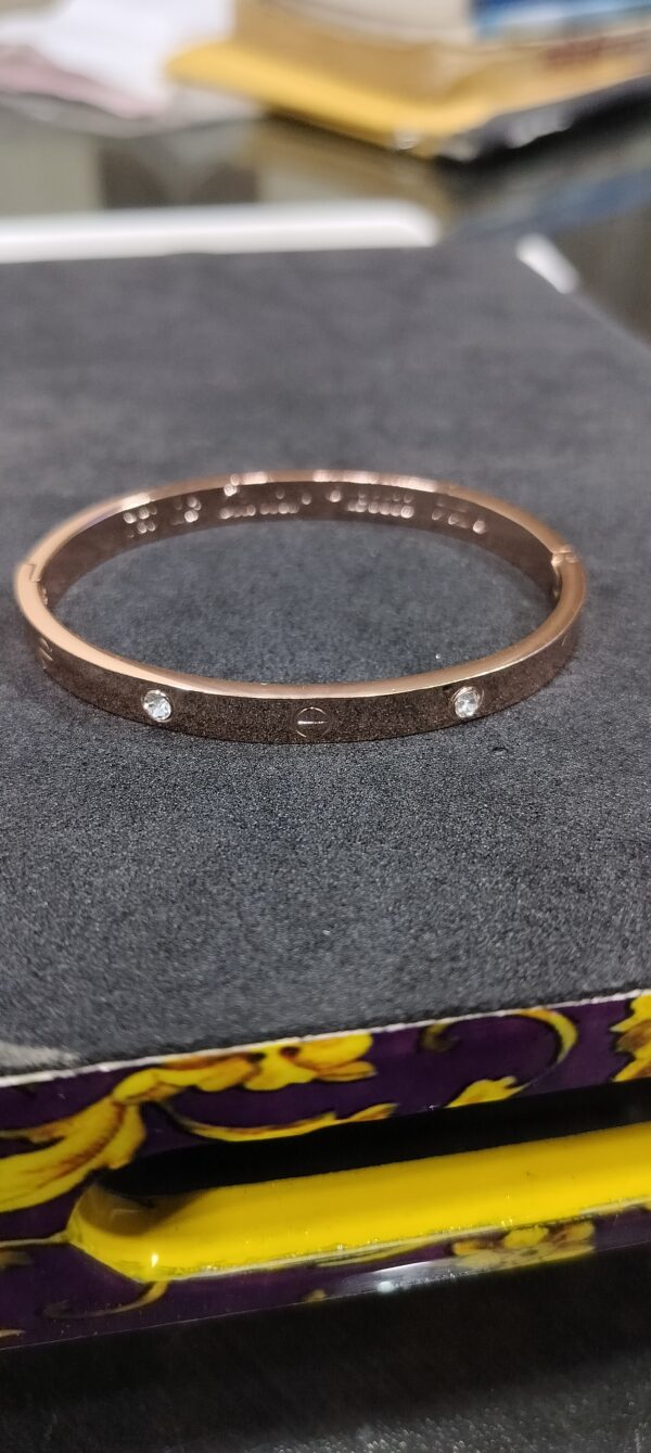 Luxe Screw Diamond Bangle