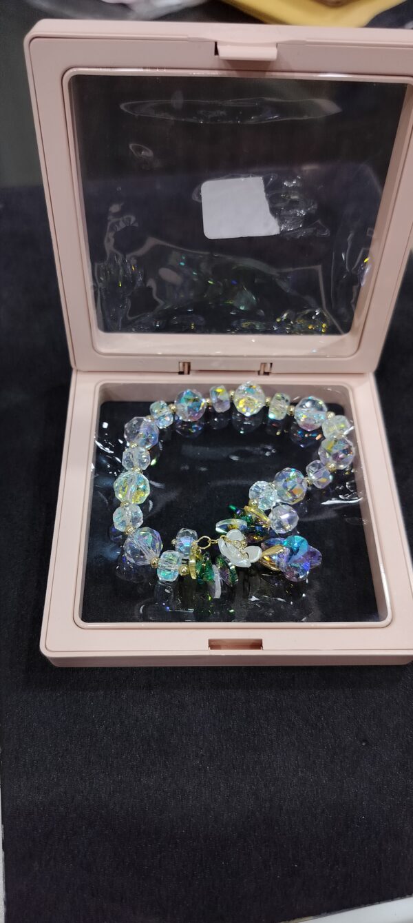 Aurora Crystal Charm Bracelet