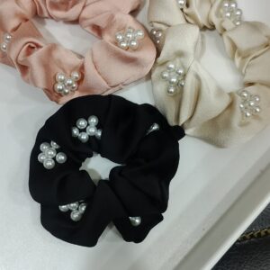 Blush Pearl Scrunchie